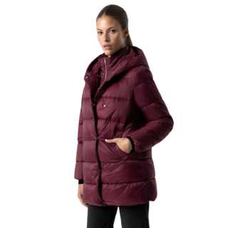 Chaqueta Con Capucha Falcon_3 Granate