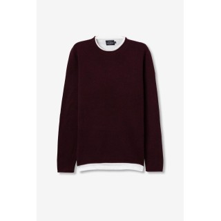 Jersey Alabastro Slim Fit Granate