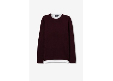 Jersey Alabastro Slim Fit Granate