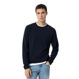 Jersey Alabastro Slim Fit Marino