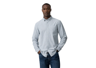 Camisa de Popelina de Algodón