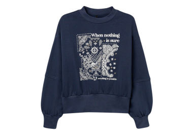 Sudadera Indiana Paisley con Cuentas Mujer