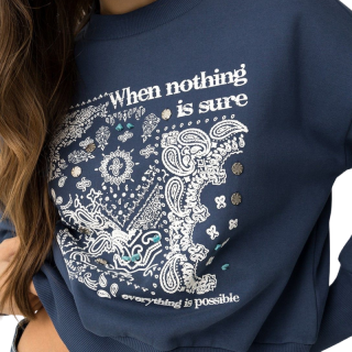 Sudadera Indiana Paisley con Cuentas Mujer