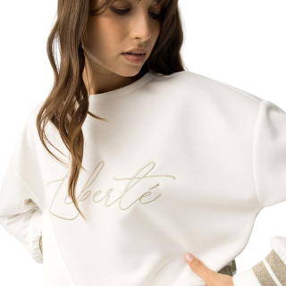 Sudadera Gandia Bordada con Hilo Metálico Mujer