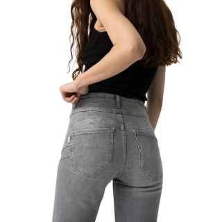 Vaqueros Rectos Doble Up Gris