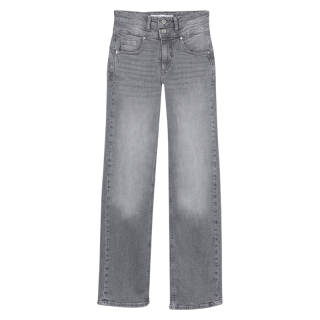 Vaqueros Rectos Doble Up Gris