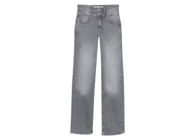 Vaqueros Rectos Doble Up Gris