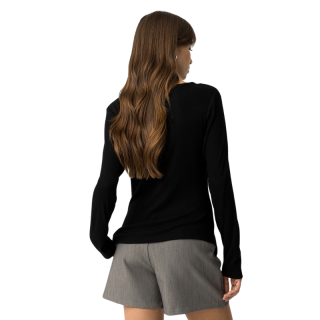 Camiseta Slim Fruncida Asimétrica