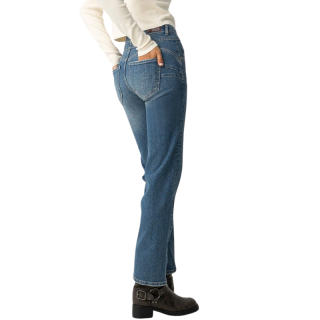 Vaqueros Rectos Doble Up Azul