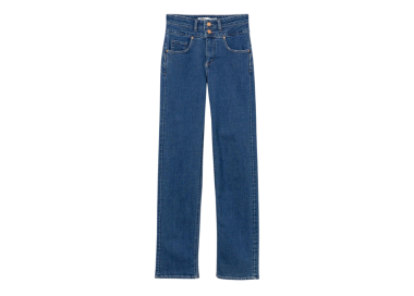 Vaqueros Rectos Doble Up Azul