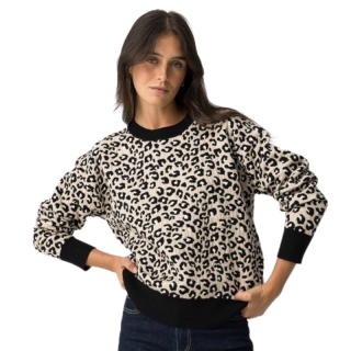 Jersey relaxed fit de Jacquard