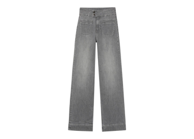 Jeans recto Olivia grises Comfort