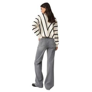 Jeans recto Olivia grises Comfort