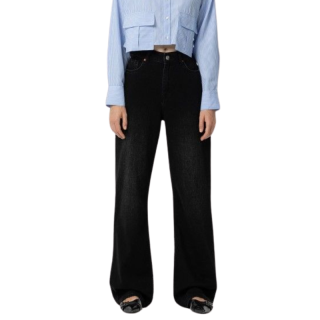 Jeans Wide Leg Bonnye Negro