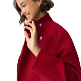Chaqueta Kiltone Roja Oversize