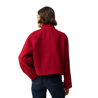Chaqueta Kiltone Roja Oversize