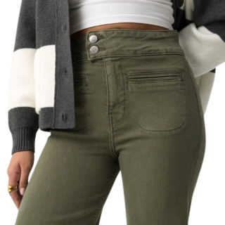 Jeans Olivia Comfort Straight Recto Verde