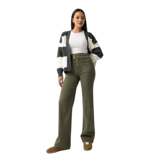 Jeans Olivia Comfort Straight Recto Verde