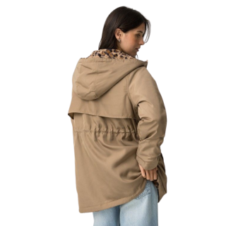 Parka Reversible Relaxed Fit Camel