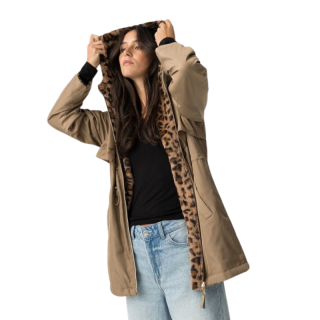 Parka Reversible Relaxed Fit Camel