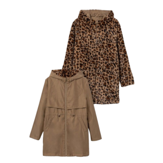 Parka Reversible Relaxed Fit Camel