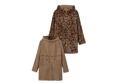 Parka Reversible Relaxed Fit Camel